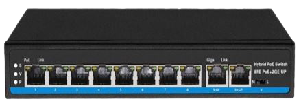 8埠10/100/1000Mbps PoE網路交換器(非網管型)