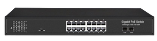 16埠10/100Mbps ​PoE網路交換器(非網管型)