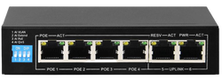 4埠10/100Mbps PoE網路交換器(非網管型)