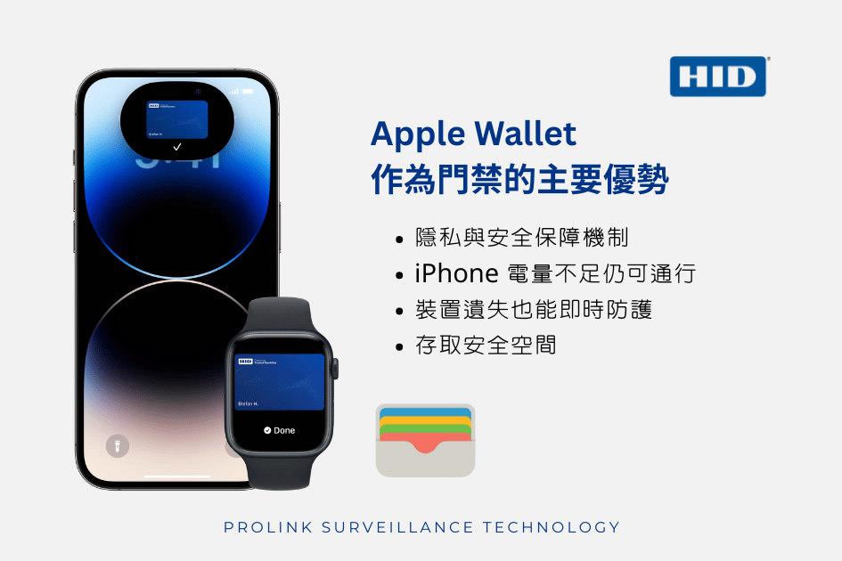 使用 Apple Wallet 作為門禁的主要優勢